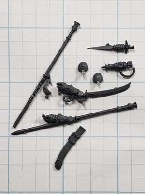 #ad #ad 40k Astra Militarum Bits Attilan Rough Rider Sgt Lance amp; Power Sabre Sword S25 $15.99