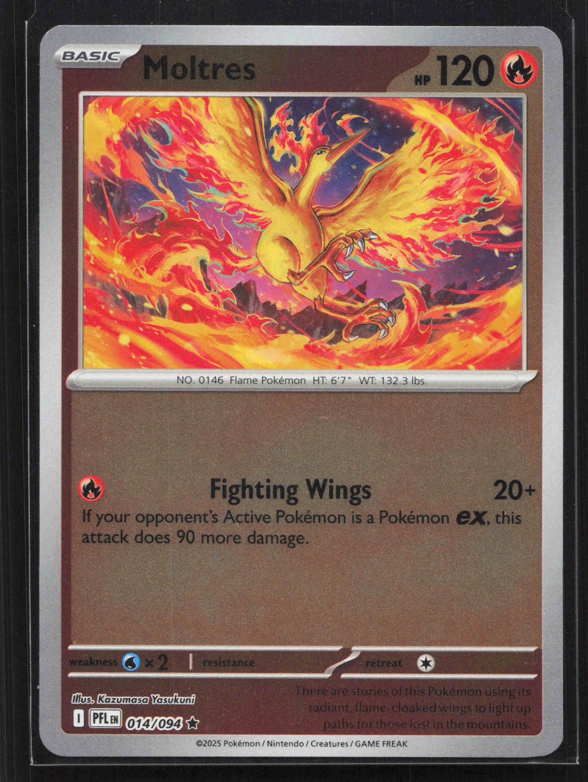Moltres Holo Rare ME02: Phantasmal Flames 014/094 NM