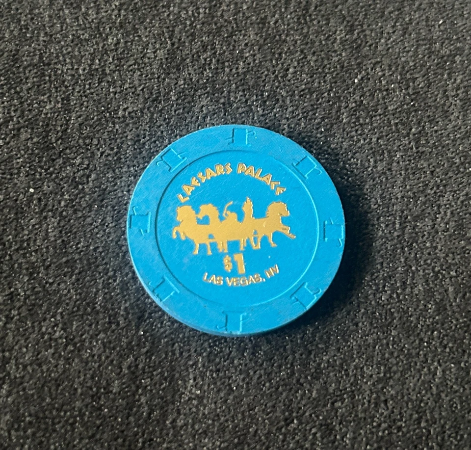 Caesars Palace Casino * 1$ Poker Chip Jeton * Las Vegas * Strip * Boulevard - Bild 1 von 1