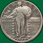 1927-S Standing Liberty Quarter Very Fine VF Coin #33276