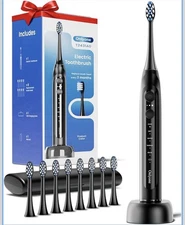 Onlyone Sonic Electric Toothbrush For Adults With Travel Case And 8 Brush Heads