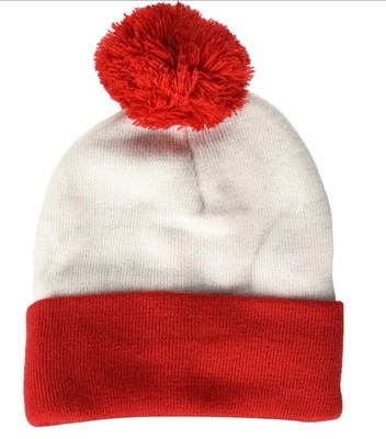 Beechfield Snowstar Two-Tone Beanie Wintermütze Bommel Bündchen/Slouch Unisex