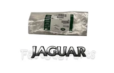 Jaguar XJS Trunk Lid Badge Silver "JAGUAR" BEC22056 Genuine