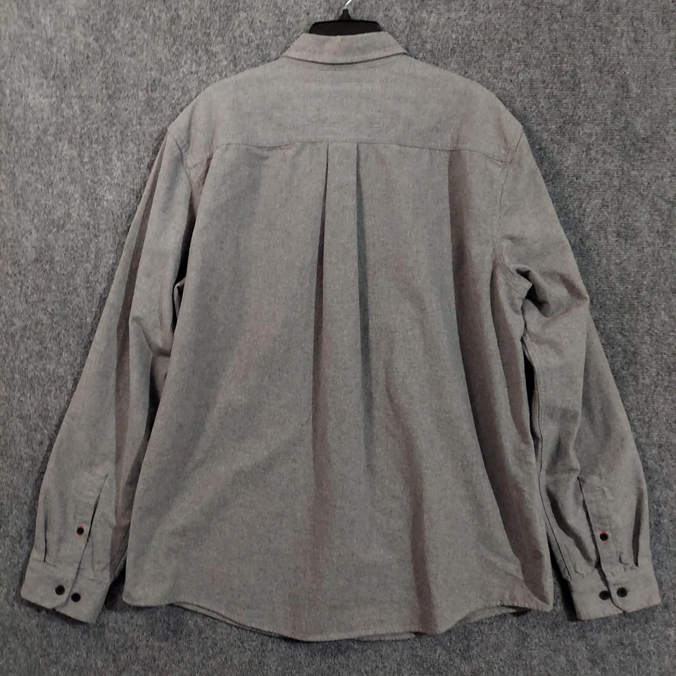 Eddie Bauer Shirt Mens TXL Gray Mountain Ops Classic Fit Cotton Long Sleeve - Image 2 of 4