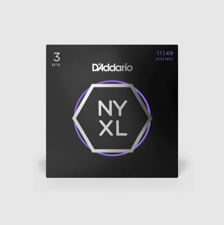 D'ADDARIO NYXL1149-3P Cordes Guitare Électrique Nickel Medium 11-49, 3 Sets - Photo 1/1