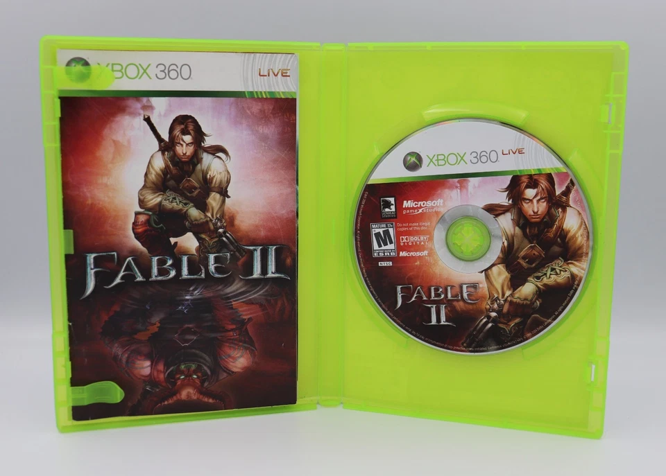 Fable II 2 Microsoft Xbox 360 Game CIB Complete Used  - Image 3 of 4