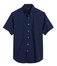 Banana Republic Men's Navy Blue Shirt Medium, Button-Up, Tech Stretch, Slim Fit