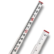 SitePro 16ft Fiberglass Construction Grade Leveling Rod (Tenths) | 11-SCR16-T