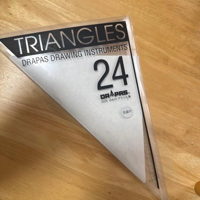 Drafting Tools Drapas Triangular Ruler 24Cm