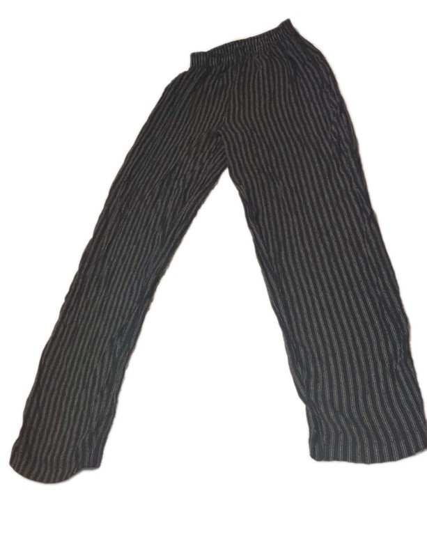 CITY Triangles Vintage Pants Casual Boho Striped Flowy Loose Mid-high Rise 