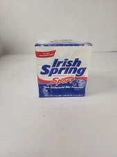 Vintage Irish Spring Sport Antibacterial Deodorant Soap – 3-Pack  5 oz Bars Nos 