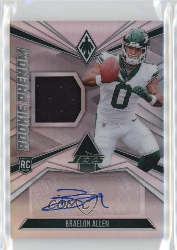 2024 Panini Phoenix Rookie Phenoms Relic Auto Silver 57/75 Braelon Allen RC