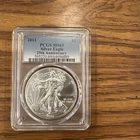 2011 American Silver Eagle Dollar Coin PCGS Certified MS69 25th Anniversary