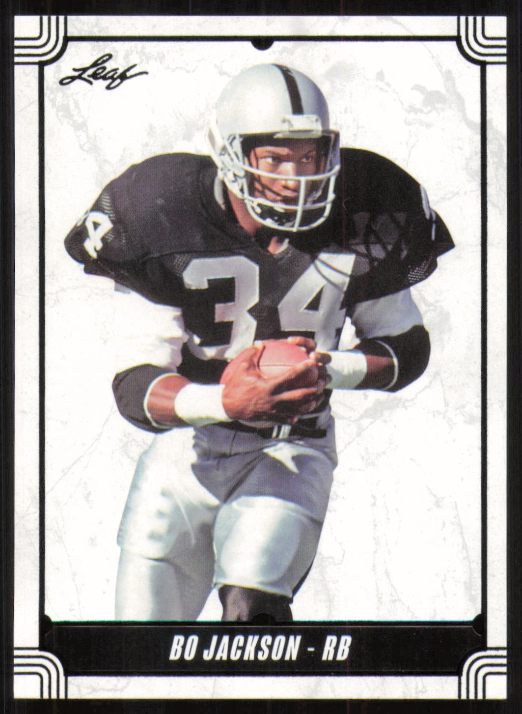 2026 Leaf Football Bo Jackson #15 Oakland Raiders/Auburn Tigers RB