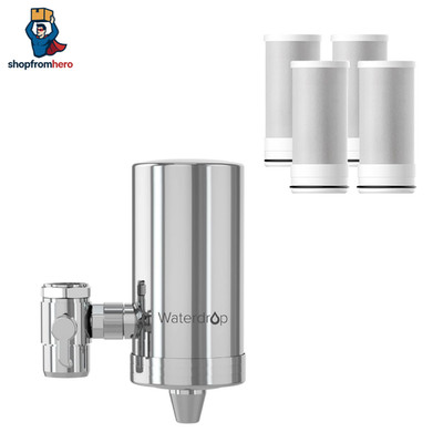 Stainless Steel Tap mit Carbon-Filter | 98% Chlor-Reduktion