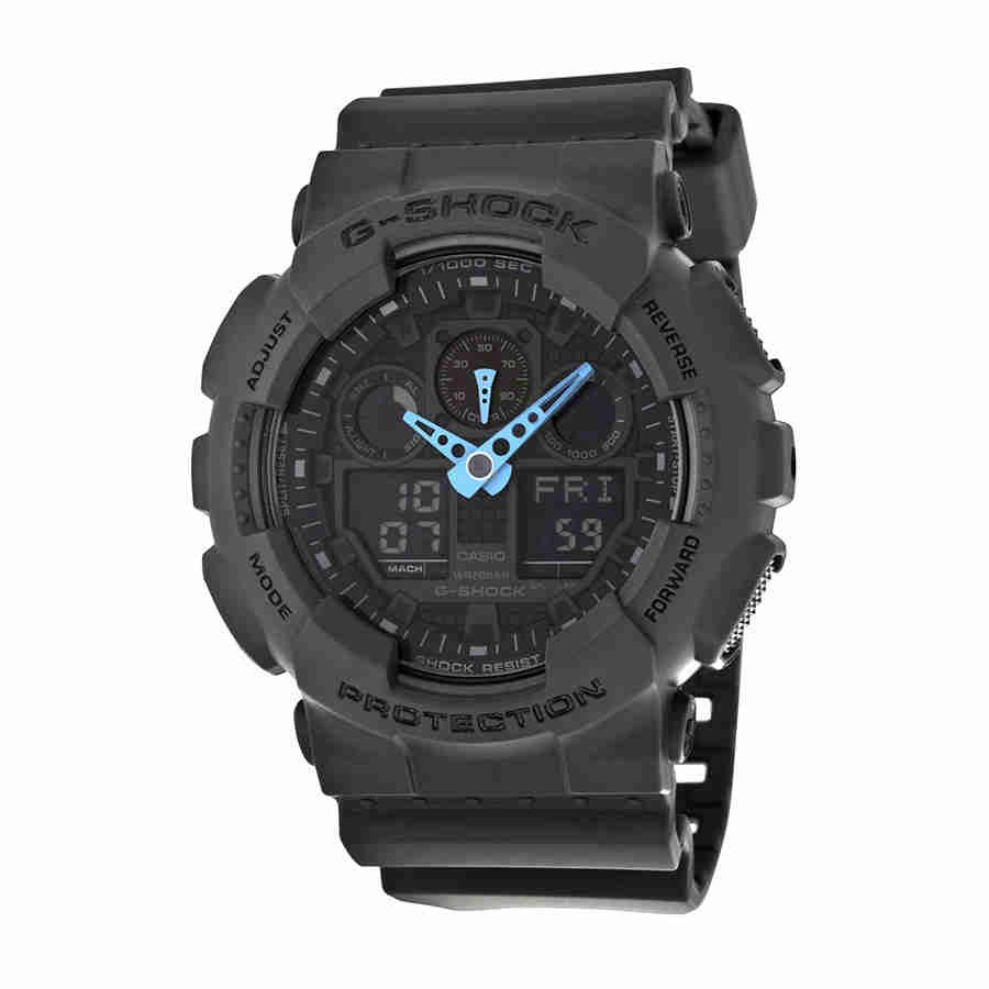 CSGA100C-8ACR Casio G Shock Grey Dial Resin Men's Watch GA100C-8ACR