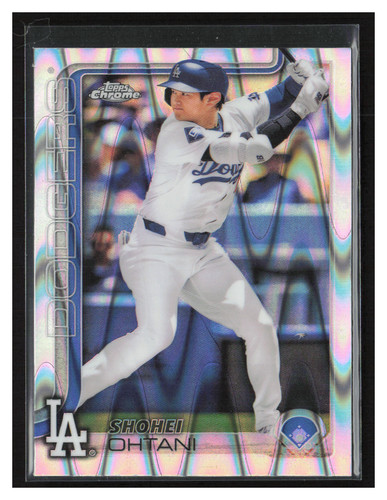 2025 Topps Chrome Shohei Ohtani #1 RAYWAVE Refractor Dodgers MVP
