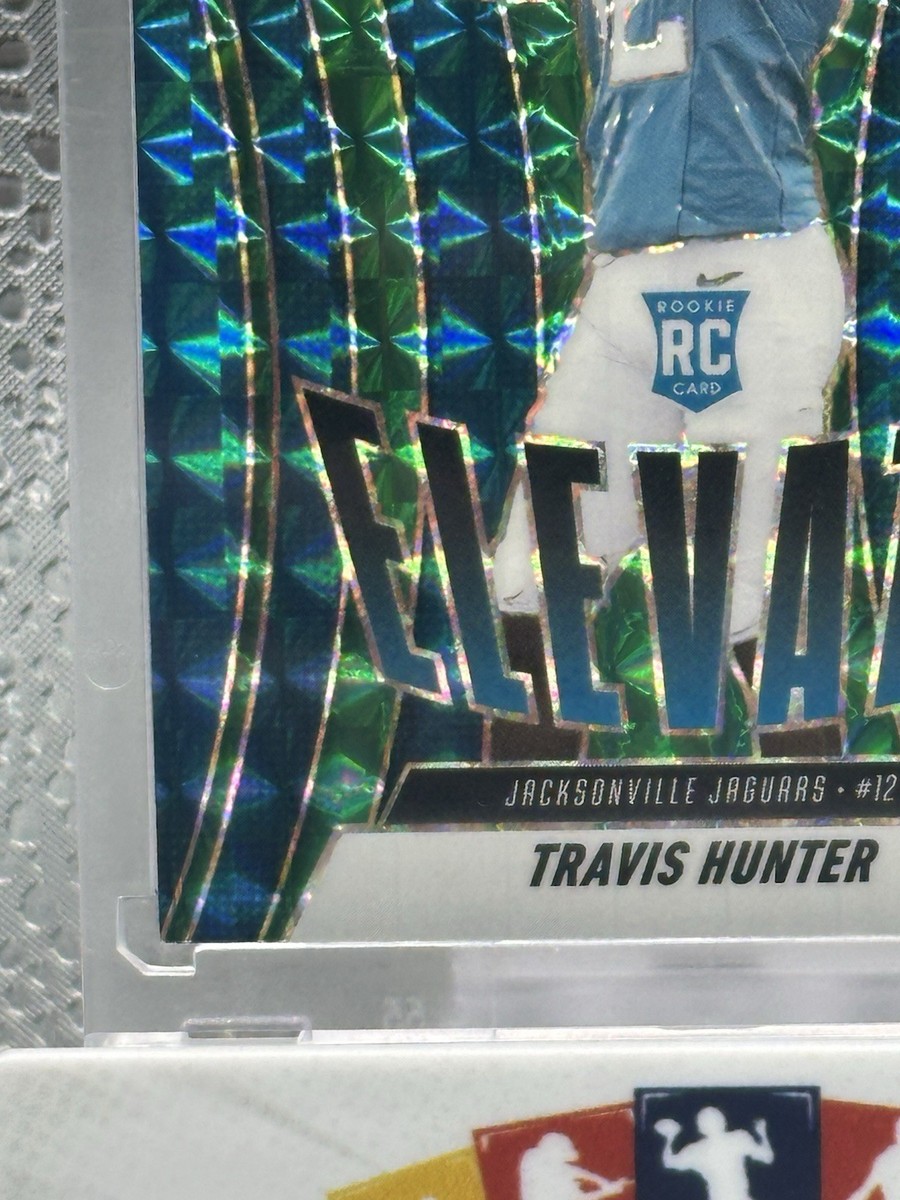 Travis Hunter 2025 Panini Mosaic Rookie Green Prizm Elevate RC