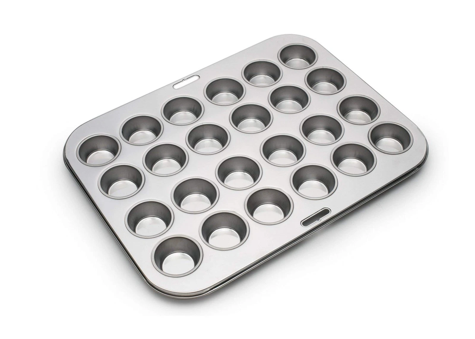 Fox Run Mini Muffin and Cupcake Pan, 24 10.5 x 13.75 x 1.5 inches, Metallic