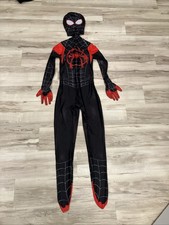 Marvel Spider-Man Black Red Jumpsuit Spiderman Halloween Costume Bodysuit Mask