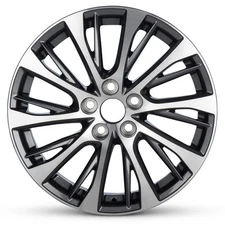 New Wheel For 2019-2024 Lexus ES250 18 Inch Machined Gray Alloy Rim