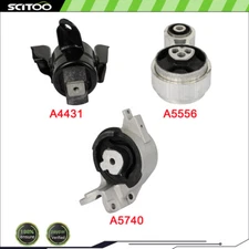 For 2010-2011 Mercury Milan 2.5L GAS AUTO Transmission Motor&Trans Mounts