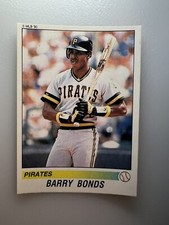 1990 Panini Album Stickers Barry Bonds #322