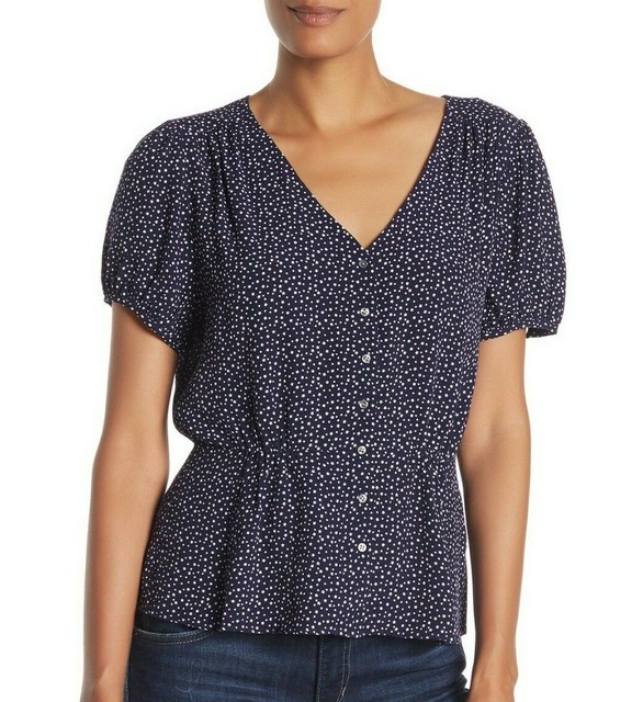 j crew white peplum top