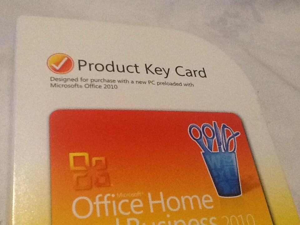 Microsoft Office 2010 Home and Business-Product KEY ONLY, No disc inside.Ref:S/W - Image 2 of 4