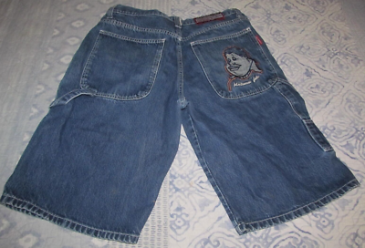 FUBU Platinum Vintage Fat Albert Carpenter Jean Shorts Hip Hop