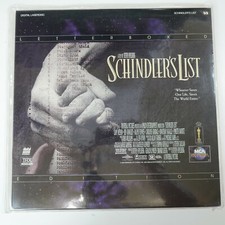 Schindler's List Laserdisc Movie THX Letterboxed LD Laser Disc