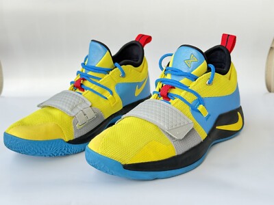 Nike PG 2.5 GS OPTI Yellow Blue Hero Size 6.5Y, Womens 8 Paul