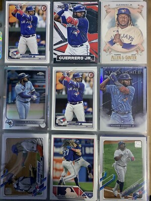 9 Card Lot Vladimir Guerrero Jr. Toronto Blue Jays AL95