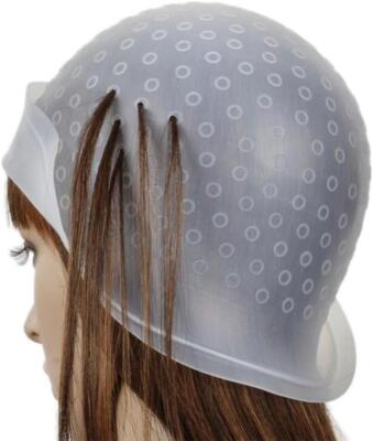Gorro Para Mechas De Silicona Para Teã±ir El Cabello Y Para Colorear Transparent