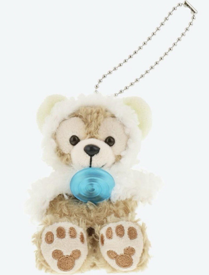 Tokyo Disney Sea Duffy White Winter Time Wonders keychain charm