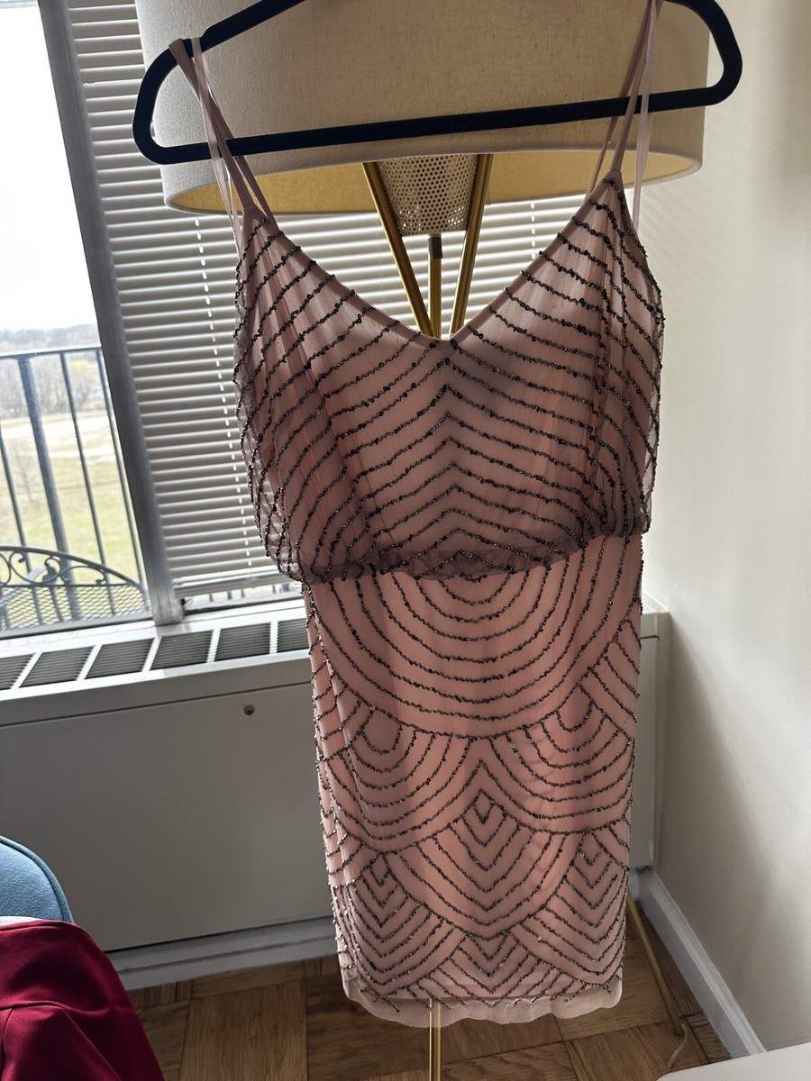 Adrianna Papell Women's Sleeveless V-Neck Blouson Beaded Cocktail Dress | eBay Adrianna Papell Women's Sleeveless V-Neck Blouson Beaded Cocktail Dress | eBay