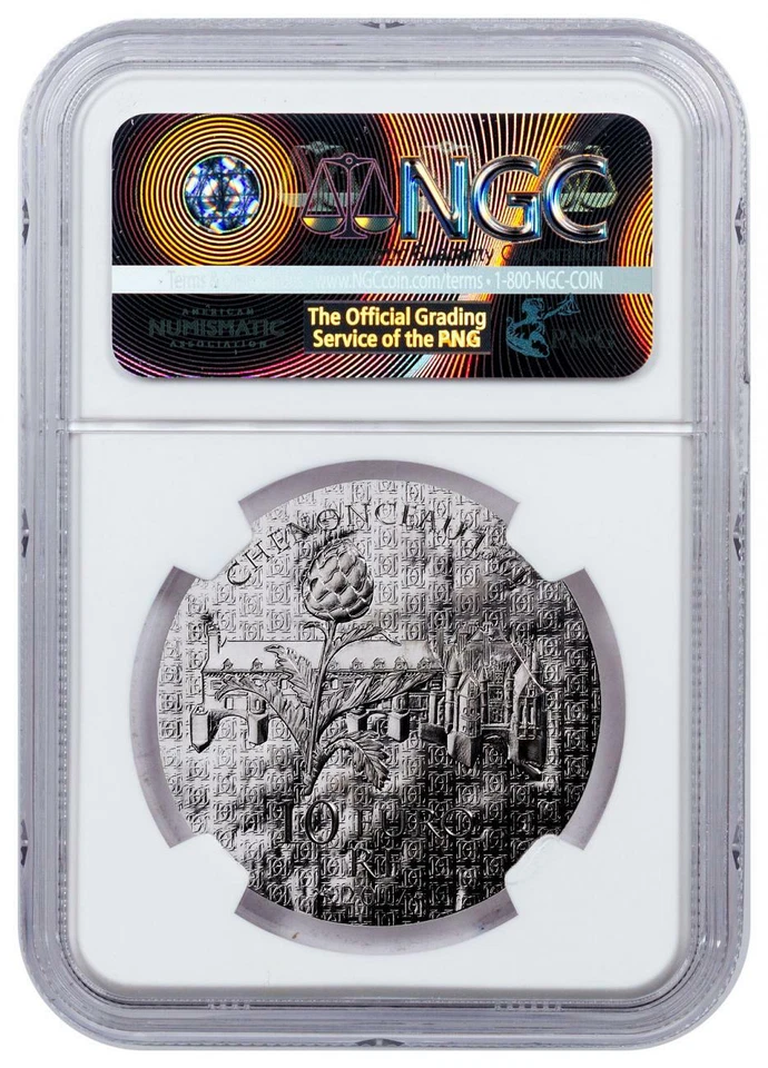 2017年法国女性-凯瑟琳·德·美第奇银币精铸10欧元硬币NGC PF70 — 第 2/2 张图片