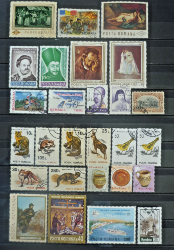 Schönes Lot Briefmarken aus Rumänien, gestempelt # 14 - Afbeelding 1 van 1