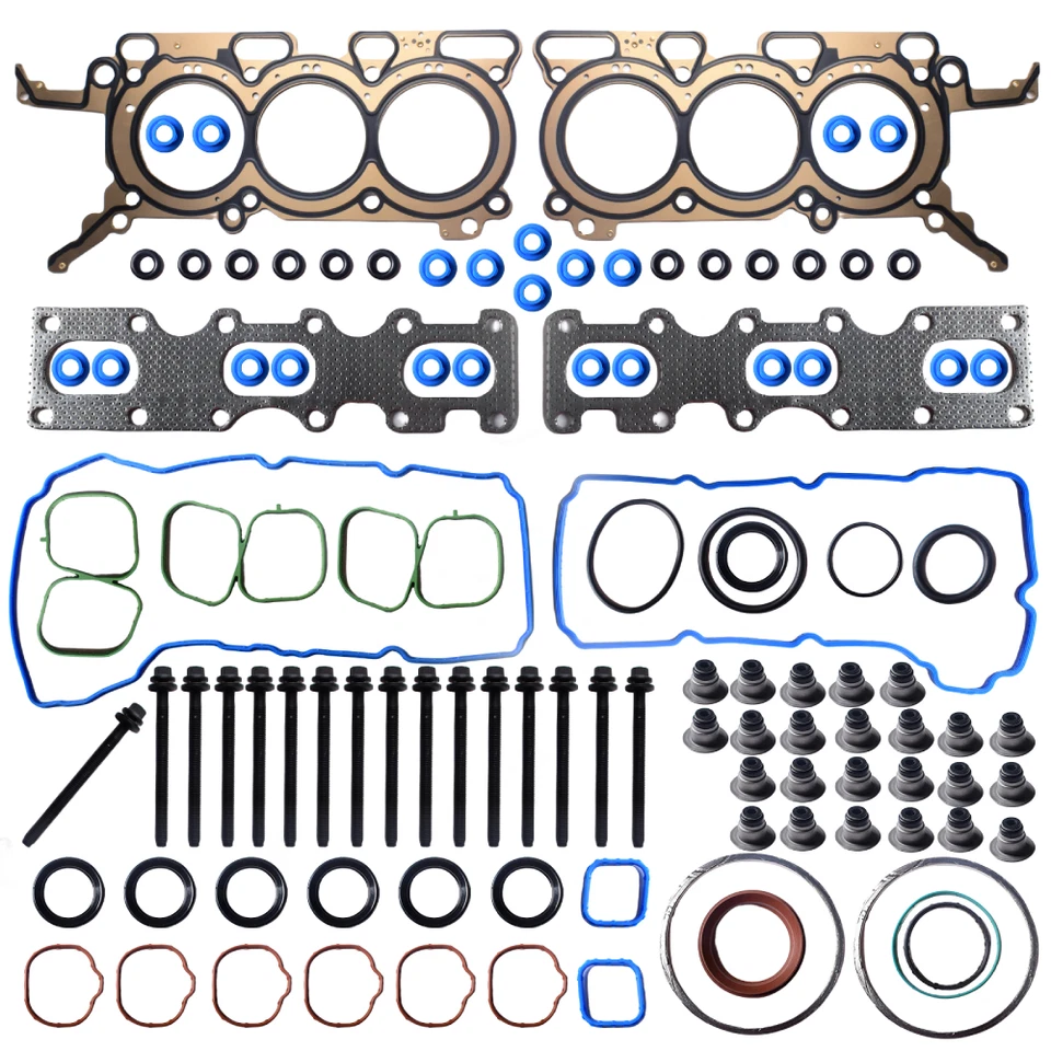 Head Gasket Bolts Set Fits 2007-2012 Ford Edge Flex Taurus Lincoln MKZ MKX 3.5L Foto 3 de 4