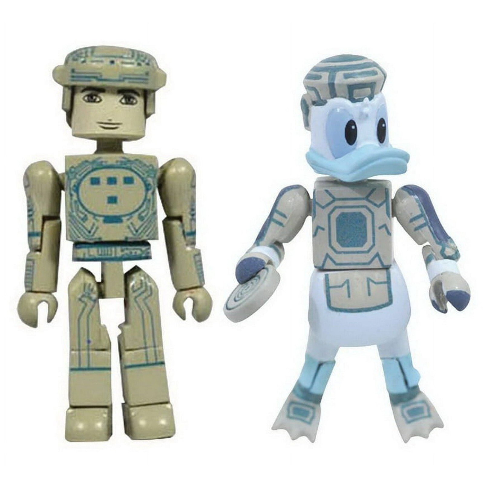 Minimates Kingdom Hearts Series 1 Donald Duck as Space Paranoids Tron