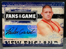 Rulon Gardner 2005 Playoff Prestige Fans of the Game NFL Auto SP #FG-3 Patriots