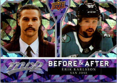 2021-22 Upper Deck MVP Hockey Before & After BA-6 Erik Karlsson 