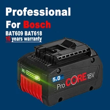 BAT609 For BOSCH 18V CORE 18 Volt 7.0 Ah High Performance Battery Li-ion BAT618