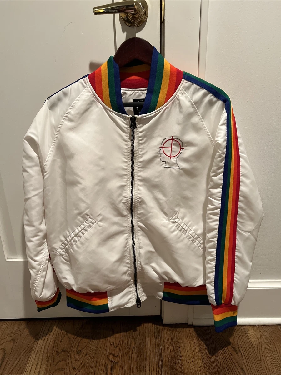 White rainbow deals jacket