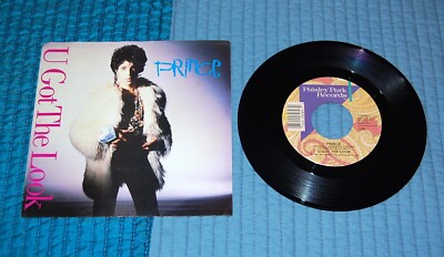 PRINCE - U GOT THE LOOK / HOUSEQUAKE 45 RPM 7'' Vinyl on PAISLEY PARK RECORDS
