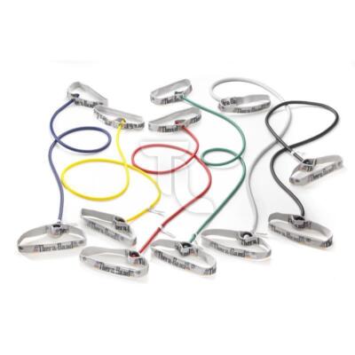TheraBand Bodytrainer Tubings mit flexiblen Griffen Trainingsband NEU