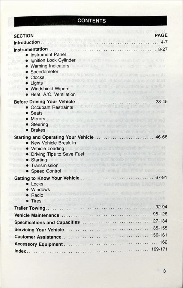 Ford Econoline 1982 furgoneta guía del propietario Book Club Wagon manual de instrucciones del usuario fabricante de equipos originales Foto 3 de 4