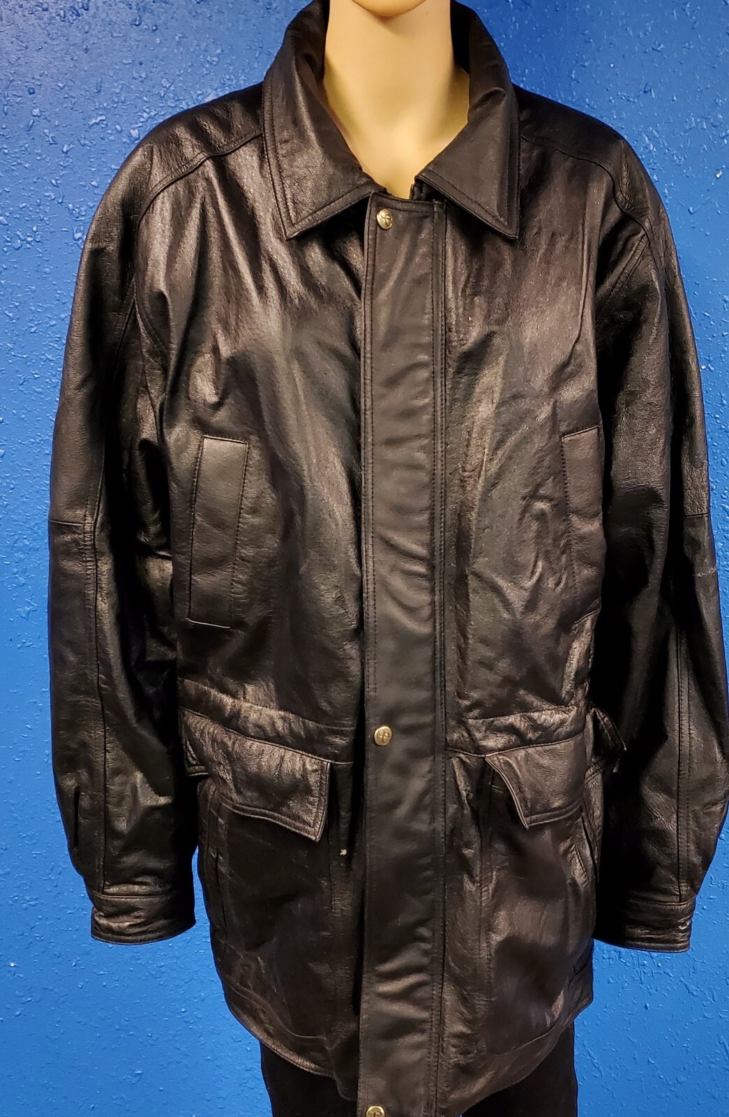 Outdoor Exchange Genuine Leather Jacket Large Great C… Gem