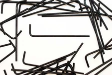 (200) Long Arm 3/32 x 3-3/8 Hex Key SAE Inch Allen Wrench Alloy Steel Black 3/32