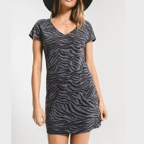 zebra t shirt dress